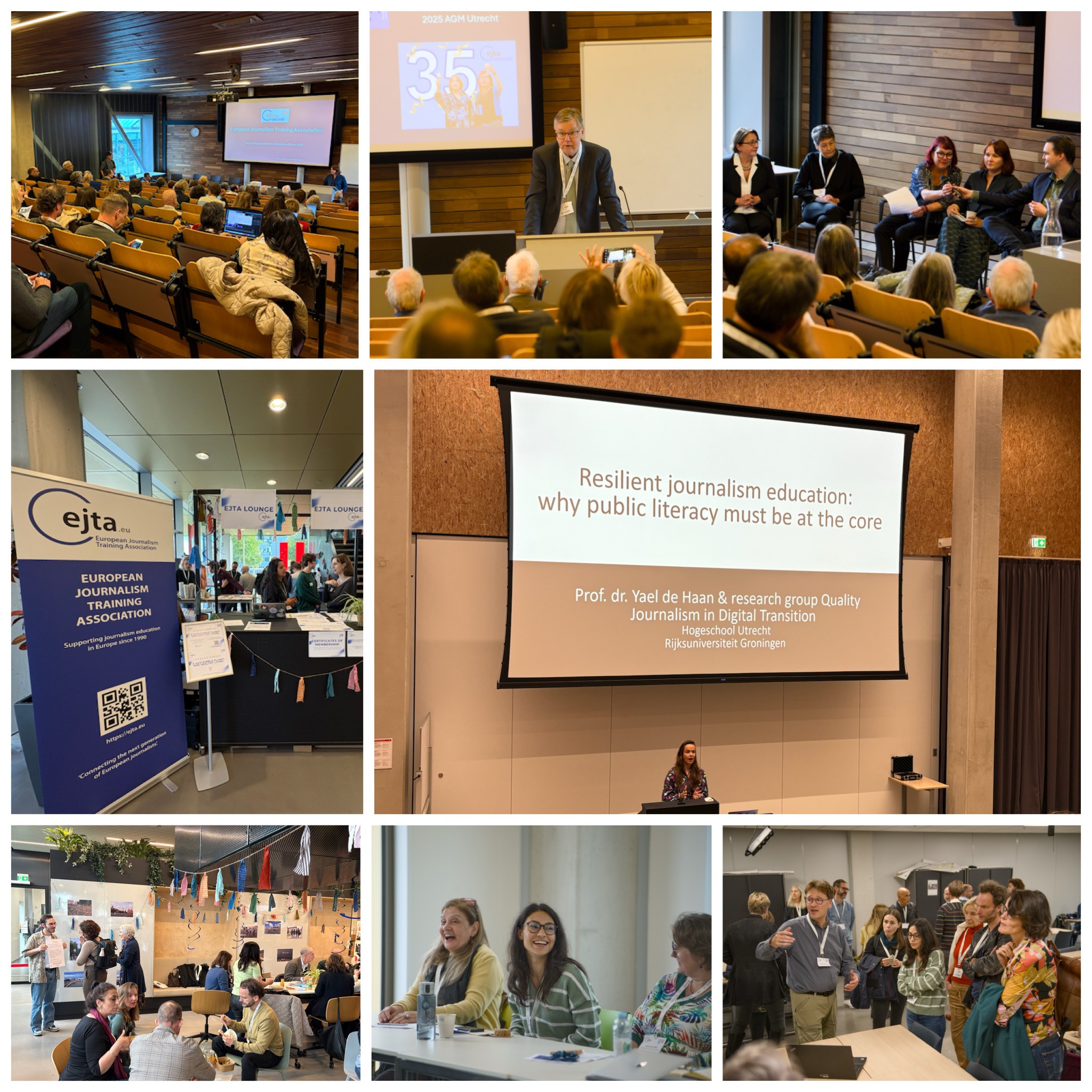 Illustrative image: compilation of photos taken at EJTA AGM in October 2025
