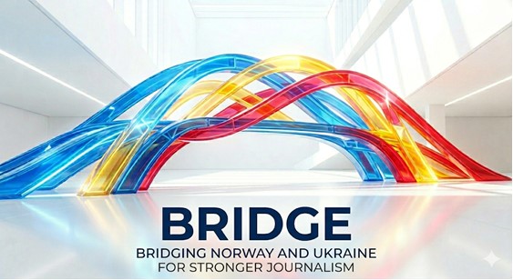 Logo: BRIDGE / Bridging Norway and Ukraine for Stronger Journalism